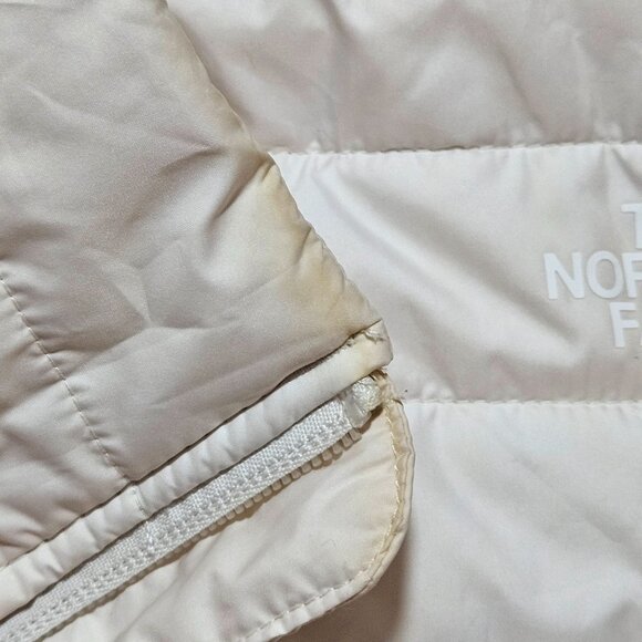 The North Face Canyonlands Hybrid Woman's Ivory Lightweight Quilted Jacket Flaw - Picture 11 of 16